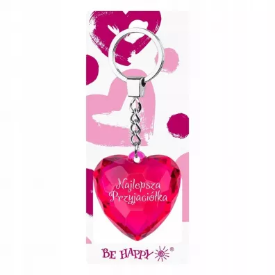 Be-Happy Gifts Brelok serce - Najlepsza Przyjaci�ka