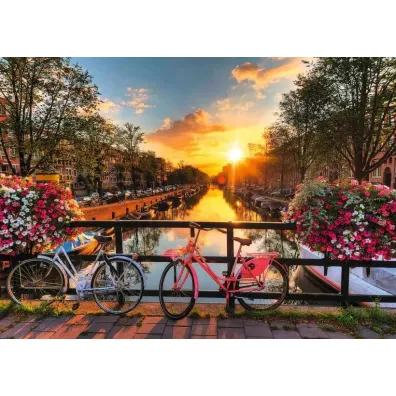 Puzzle 1000 el. Rowery w Amsterdamie Ravensburger