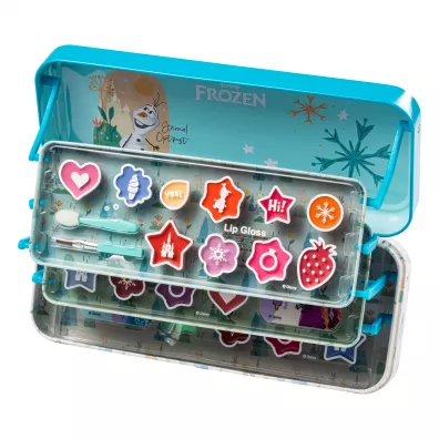 Zestaw kosmetykw do makijau dla dzieci Kraina Lodu Lip Smacker Triple Layer Beauty Tin Markwins
