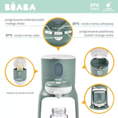Beaba Bib`expresso Ekspres do mleka 2w1 Eucalyptus
