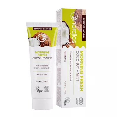 Nordics Ekologiczna pasta do zbw bez fluoru Coconut + Mint 75 ml