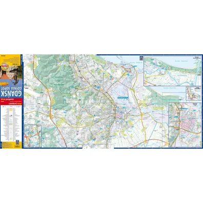 Gda�sk Gdynia Sopot plan Tr�jmiasta 1:26 000 laminat 2026