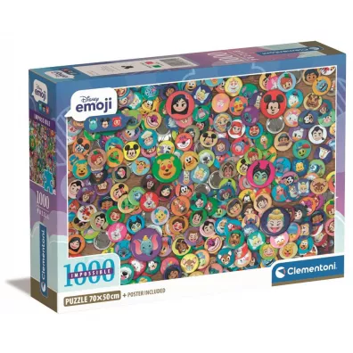 Puzzle 1000 el. Compact Disney Emoji Clementoni
