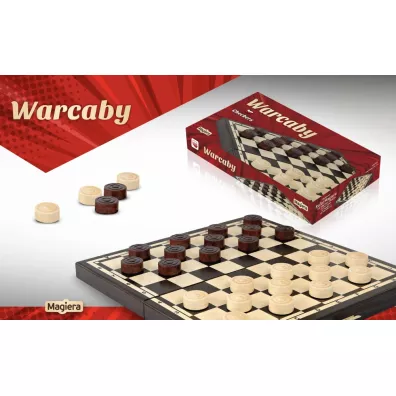 Warcaby drewniane 25cm Rafa� Magiera