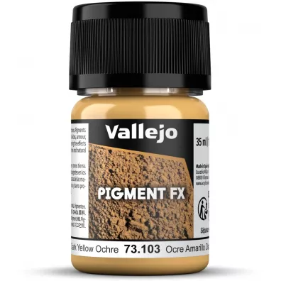 Vallejo: 73.103 - Pigment FX - Dark Yellow Ochre 35ml