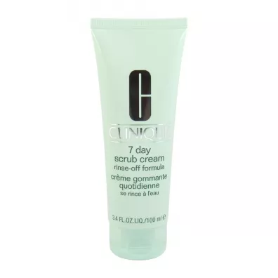 Clinique 7 Day Scrub Cream Rinse-Off Formula rozpuszczalny w wodzie krem-peeling do codziennego stosowania 100 ml