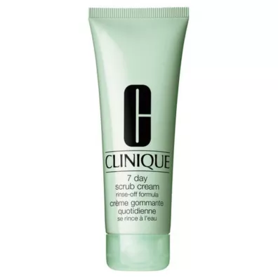 Clinique 7 Day Scrub Cream Rinse-Off Formula rozpuszczalny w wodzie krem-peeling do codziennego stosowania 100 ml