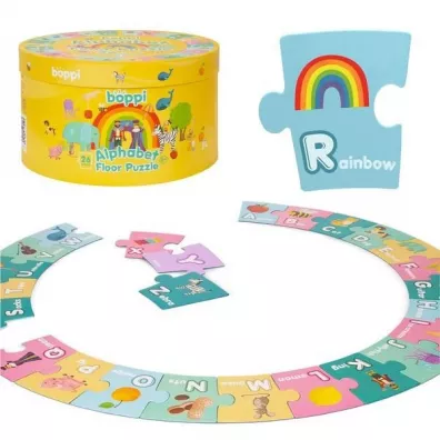 Puzzle pod�ogowe dwustronne 26 el. Alfabet Boppi