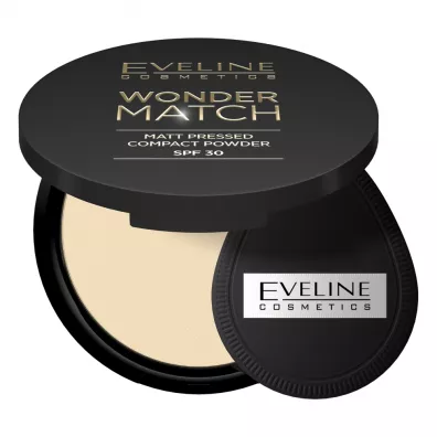 Eveline Cosmetics Wonder Match matowy puder prasowany SPF30 01 8 g