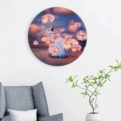 Twoje Hobby Malowanie po numerach okr�g�e - Pi�kna kobieta 40cm