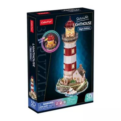 Cubic Fun puzzle 3D Latarnia wersja nocna