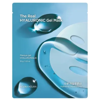 Holika Holika The Real Hyaluronic Gel Mask hydro�elowa maska ca�onocna dla suchej sk�ry 35 g