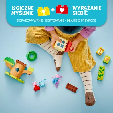 LEGO DUPLO Ogrd i domek na drzewie Peppy 10431