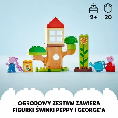 LEGO DUPLO Ogrd i domek na drzewie Peppy 10431