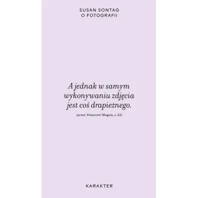 O fotografii - Susan Sontag