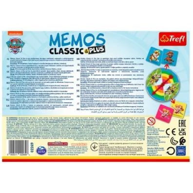 Memos classic&plus. Paw Patrol. Wersja ukrai�ska