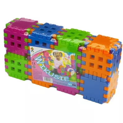 Klocki konstrukcyjne wafle 48 elementw Wikusie CZAKO 025982