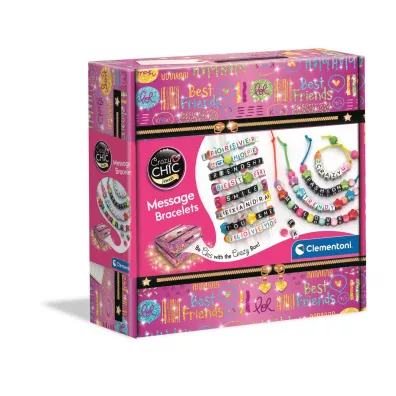Crazy Chic - Message bracelets Clementoni