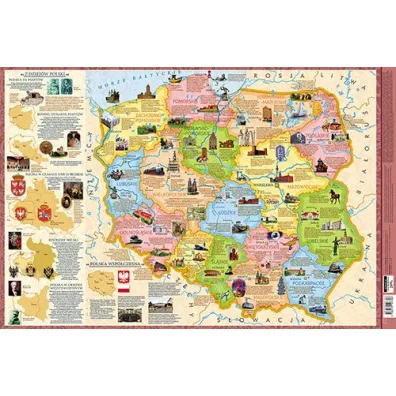 Demart Podk�adka 3W - Mapa Polski regiony