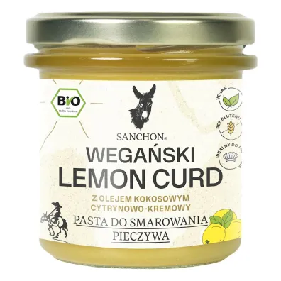 Sanchon Krem cytrynowy lemon curd bezglutenowy 160 g Bio