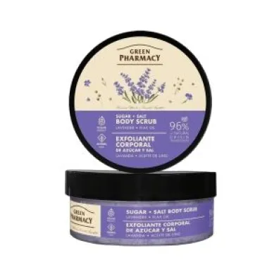 Green Pharmacy Lawenda + Olej lniany Multi Peeling cukrowo-solny do cia�a 200 ml