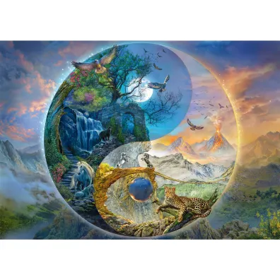 Puzzle PQ 1000 el. Wsz�dzie g�ry Schmidt