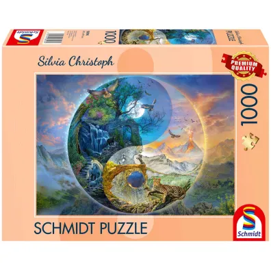 Puzzle PQ 1000 el. Wsz�dzie g�ry Schmidt