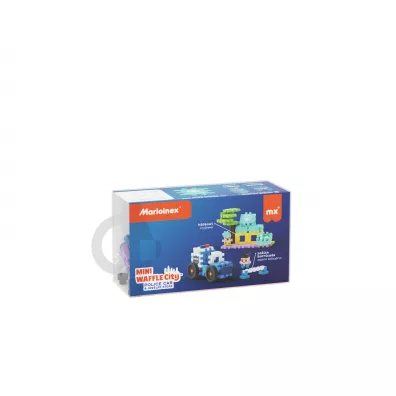 Mini Waffle City Klocki konstrukcyjne Mini Waffle 80 element�w City Auto Policyjne i Sklep Jubilerski MARIOINEX 905913