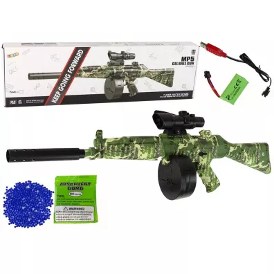 Pistolet na kulki �elowe zielony automat MP5 LeanToys