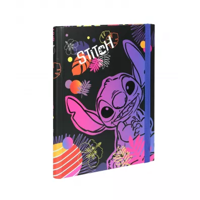 CoolPack Teczka przestrzenna tekturowa A4 z gumk 3cm Wzr Disney Black