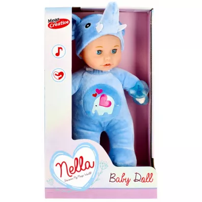 Lalka Bobas 30 cm z akcesoriami mikka Nella Mega Creative