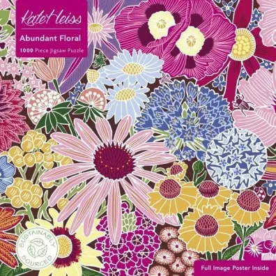 Puzzle 1000 el. Abundant Floral Kate Heiss Kwiaty Flame Tree