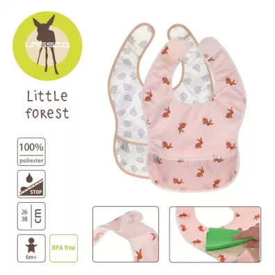 Lassig Zestaw liniakw wodoodpornych 6m+ Little Forest Zajczek 2 szt.