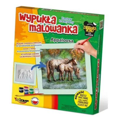 Wypuk�a malowanka Konie. Appaloosa Mirage Hobby