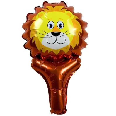 Balon foliowy zwierz�tko z uchwytem lew