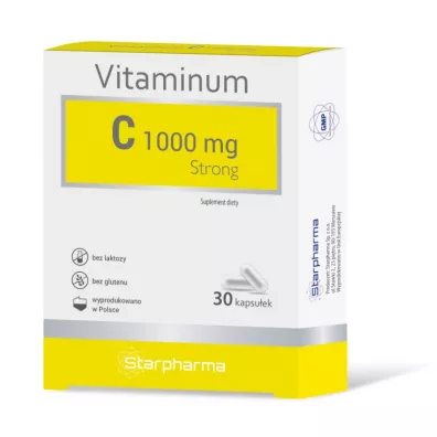 Starpharma Vitaminum C 1000 mg Strong Suplement diety 30 kaps.