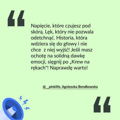 Krew na r�kach (barwione brzegi)