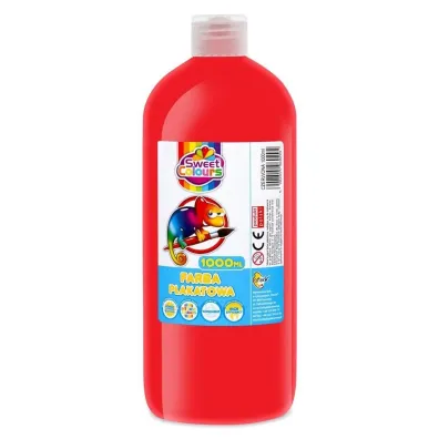 Sweet colours Farba plakatowa czerwona 1000 ml