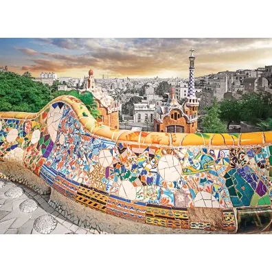 Puzzle 1000 el. Park G�ell, Barcelona Eurographics