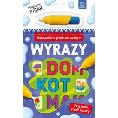 Wyrazy. Malowanka z pisakiem wodnym