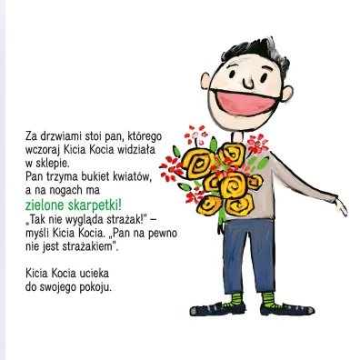 Kicia Kocia poznaje stra�aka