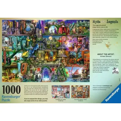 Puzzle 1000 el. Mity i legendy Ravensburger