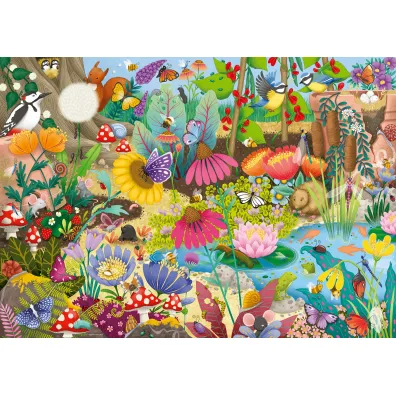 Puzzle 1000 el. �wiat Kwiat�w Ravensburger