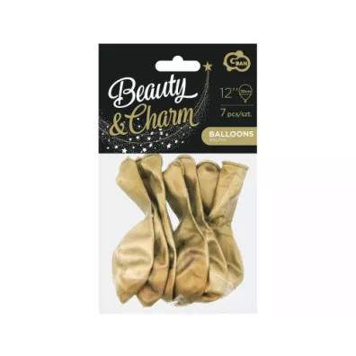 Godan Balony Beauty&Charm platynowe CB-7LZL z�ote 7 szt.