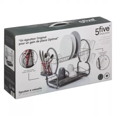 5five Simply Smart Ociekacz na naczynia i sztuce 2 poziomy