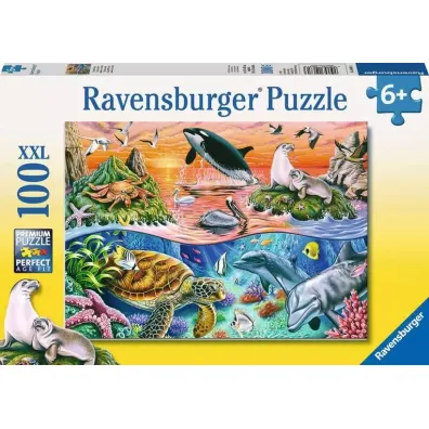 Puzzle 100 el. XXL Wzburzony ocean Ravensburger