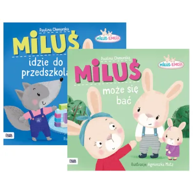Pakiet Milu� i Emcia: Milu� idzie do przedszkola, Ka�dy mo�e si� ba� - Paulina  Chmurska