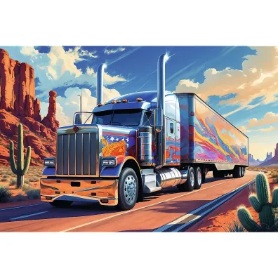 Puzzle 160 el. Ci�ar�wka w trasie Trefl
