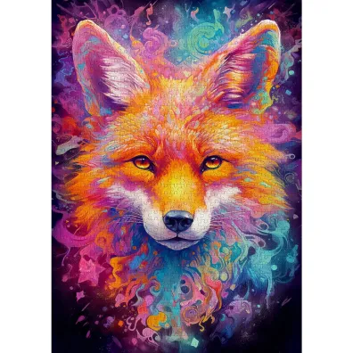 Puzzle 1000 Jaskrawy lis Enjoy