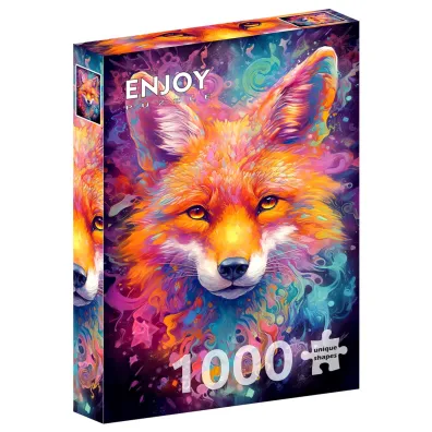 Puzzle 1000 Jaskrawy lis Enjoy